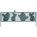 Nortene metal border mini kerítés, festett fém ágyásszegély (40x100 cm) - Cactus, kaktusz