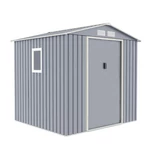 Kép 2/2 - Nortene-Catral Metalshed Menorca kerti fém tároló ház szürke 2,14 x 2,05 x 1,94 m