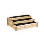 Kép 3/6 - Nortene-Catral Natur Scala 3 szintes magaságyás 113x40x88 cm
