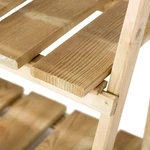 Kép 2/3 - Nortene-Catral Natur Shelf  virágállvány 100 x 42 x 44 cm