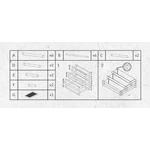 Kép 5/6 - Nortene-Catral Natur Scala 3 szintes magaságyás 113x40x88 cm