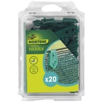 Kép 7/7 - Nortene Fixatex rögzítő kapocs (20db), Zöld