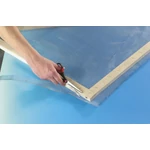 Kép 3/6 - Nortene Alunet alumínium szúnyogháló, fém, 100 cm x 30 m, Ezüst