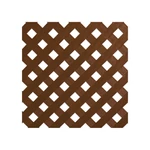 Kép 3/7 - Nortene Privat térelválasztó panel, 1x2 m, barna