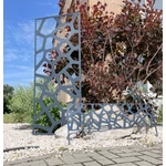 Kép 3/3 - Nortene metal border mini kerítés, festett fém ágyásszegély (40x100 cm) - Stone, kőfal