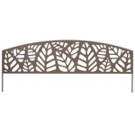Kép 1/4 - Nortene metal border mini kerítés, festett fém ágyásszegély (40x100 cm) - Athea, levél