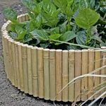 Kép 2/3 - Nortene Bamboo border természetes bambusz ágyásszegély,  1m x 35 cm