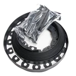 Kép 11/11 - Nortene Flexible Edge rugalmas, műanyag gyepszegély szett, 20 db leszúró tüskével, 4 cm x 10 m