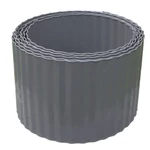 Kép 1/3 - Nortene Steely Bordura galvanizált acél ágyásszegély 6m x 14 cm, antacit