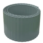 Kép 1/3 - Nortene Steely Bordura galvanizált acél ágyásszegély 6m x 14 cm, zöld