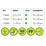 Kép 6/6 - Nortene Doornet műanyag rács, 0,5 x 5, Zöld