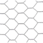 Kép 2/5 - Nortene Galvanex 3x csavart drótháló, 0,5x10, Ezüst