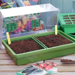 Kép 1/4 - Nortene Heating Grow fűthető mini üvegház