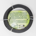 Kép 2/2 - Nortene Plast Wire antracit színű, műanyag bevonatos galvanizált huzaldrót 1,2mm x 25 m