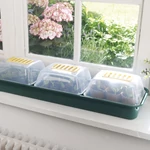 Kép 2/3 - Nortene Rapig Grow Window  ablakba helyezhető mini üvegházak
