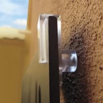 Kép 1/2 - Nortene Wallfix kiegészítő panelek fali rögzítéséhez, áttetsző