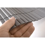 Kép 5/8 - Nortene Plasticane Oval műnád, ovális profilú műanyag nád, 1x3, szürke