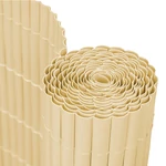 Kép 3/6 - Nortene Plasticane műnád, félovális profilú műanyag nád, 1,5x3, Bézs
