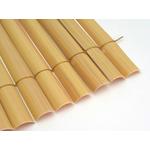 Kép 4/5 - Nortene Plasticane műnád, félovális profilú műanyag nád, 2x3m, bézs