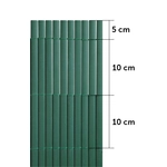 Kép 5/5 - Nortene Plasticane Oval műnád, ovális profilú műanyag nád, 1,5x3m, zöld