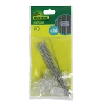 Kép 4/5 - Nortene Fixcane műanyag nádfonat rögzítéséhez, 26 db/csomag - 16 cm, átlátszó