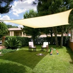 Kép 3/4 - Nortene napvitorla négyzet alakú 3,6 x 3,6m Bézs (Sun-Net Kit Tissé szőtt)