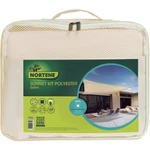Kép 2/6 - Nortene napvitorla négyzet alakú - 5 x 5m bézs (Sun-Net Kit Polyester)