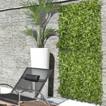 Kép 1/8 - Nortene Vertical Jungle műanyag zöldfal a dzsungel növényeivel (100×100 cm)