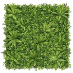 Kép 2/4 - Nortene Vertical Jungle műanyag zöldfal a dzsungel növényeivel (100×100 cm)