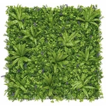 Kép 6/8 - Nortene Vertical Jungle műanyag zöldfal a dzsungel növényeivel (100×100 cm)