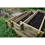 Kép 6/6 - Nortene-Catral Natur Scala 3 szintes magaságyás 113x40x88 cm