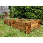 Kép 9/12 - Nortene-Catral Natur Square 4 részes magaságyás 80 x 30 x 80 cm