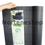 Kép 4/10 - Nortene-Catral Litecane ovális profilú műanyag nád, 1x3m, szürke