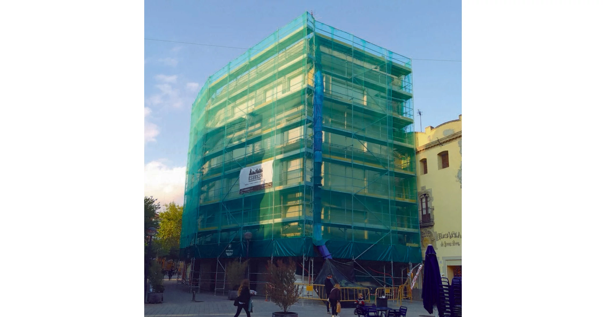 Állványvédő háló, zöld, 3x50m - Fólia, védőháló - Norteneshop