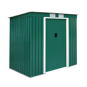 Nortene-Catral Metalshed Creta kerti fém tároló ház zöld 2,16 x 1,71 x 1,30 m