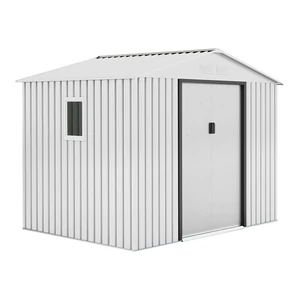 Nortene-Catral Metalshed Mallorca kerti fém tároló ház fehér 2,78 x 2,12 x 1,94 m