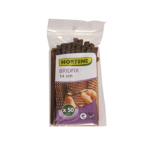 Nortene Bridfix gyorskötöző - 50 db/csomag, 14 cm, Barna