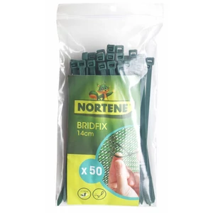 Nortene Bridfix gyorskötöző - 50 db/csomag, 14 cm, Zöld