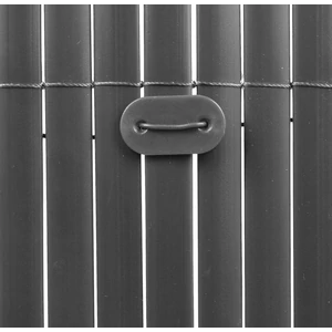Nortene Fixcane műanyag nádfonat rögzítéséhez, 26 db/csomag - 16 cm, szürke