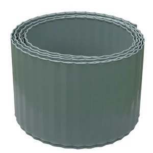 Nortene Steely Bordura galvanizált acél ágyásszegély 6m x 14 cm, zöld