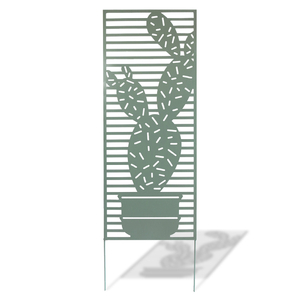 Nortene Deco Panel Cactus fém panel, dekoratív motívumokkal 60x150 cm