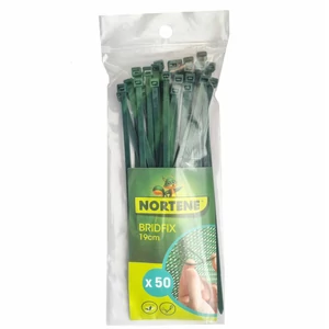Nortene Bridfix gyorskötöző - 50 db/csomag, 19 cm, Zöld