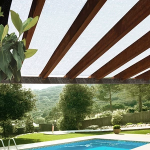 Nortene Sun-Net / HDPE  árnyékolóháló pergolára, fehér, 4x5m