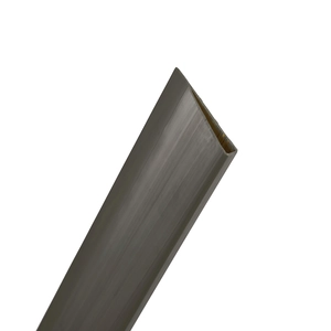Nortene-Catral "U" alakú lezáró profil Litecane műnád kerítéshez, antracit 1,5m