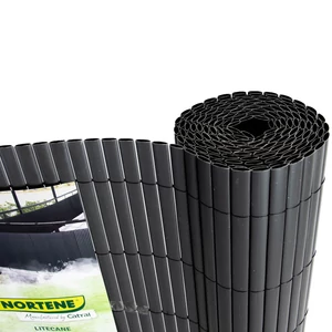 Nortene-Catral Litecane ovális profilú műanyag nád, 1x3m, szürke