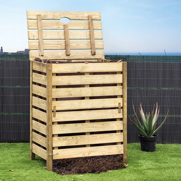 Nortene-Catral Natur Compost fa komposztáló 80 x 50 x 100 cm