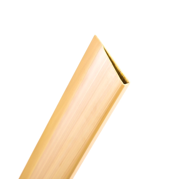 Nortene-Catral "U" alakú lezáró profil Litecane műnád kerítéshez, bambusz 1,5m