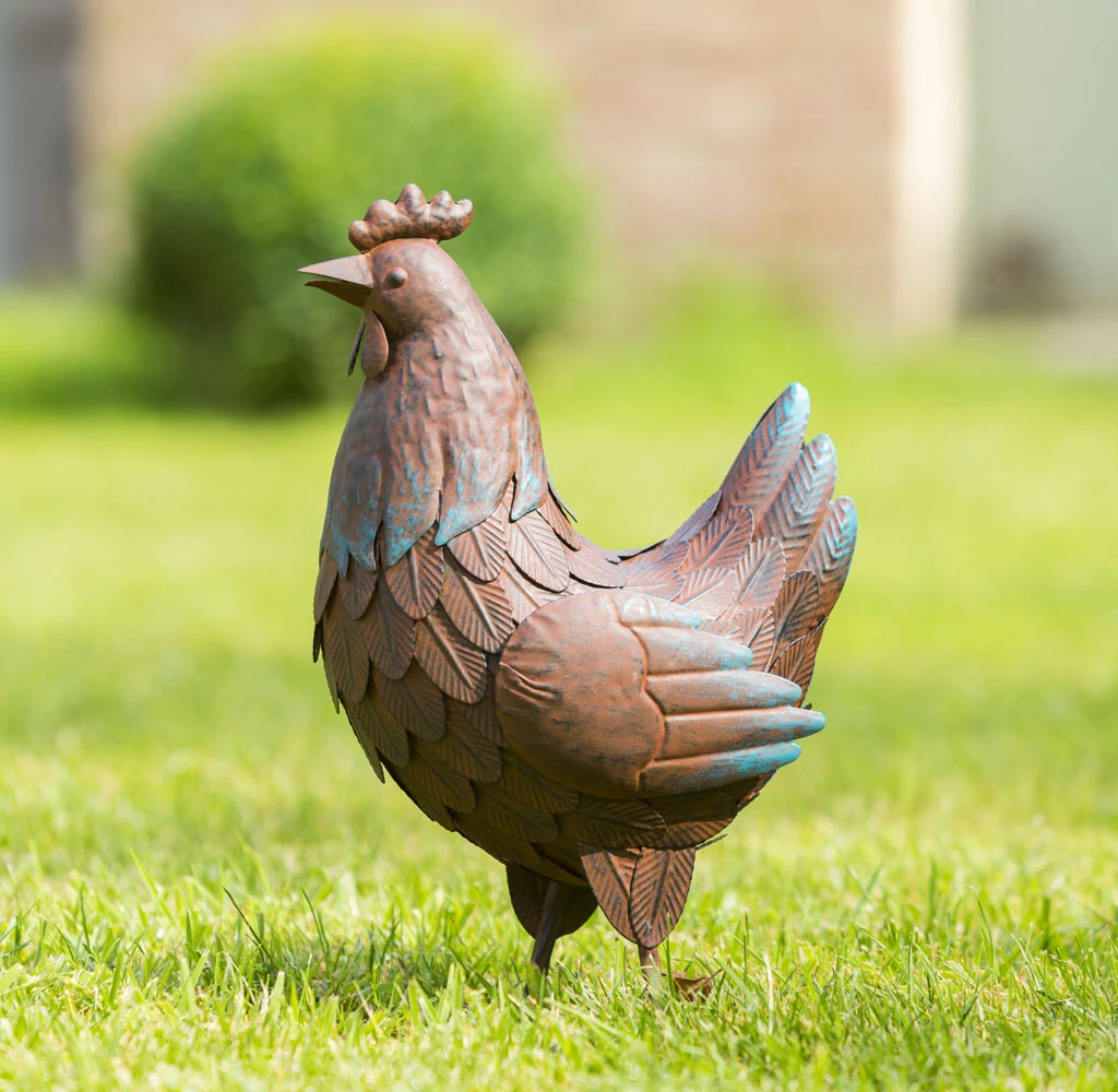 Nortene Picota Tyúk figura fémből