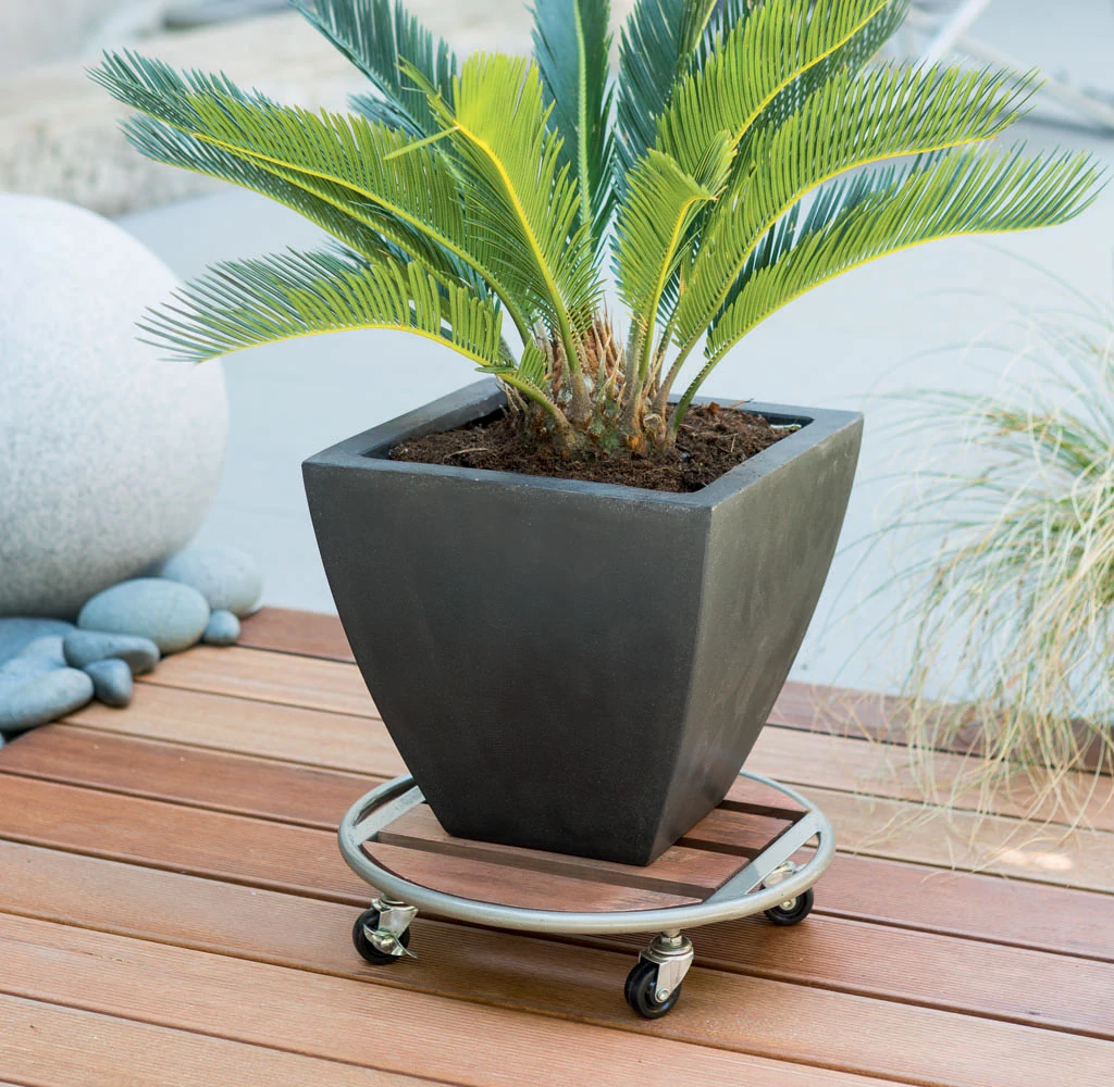 Nortene Flora Roll Metal Wood virágalátét fémből és fából 35 cm