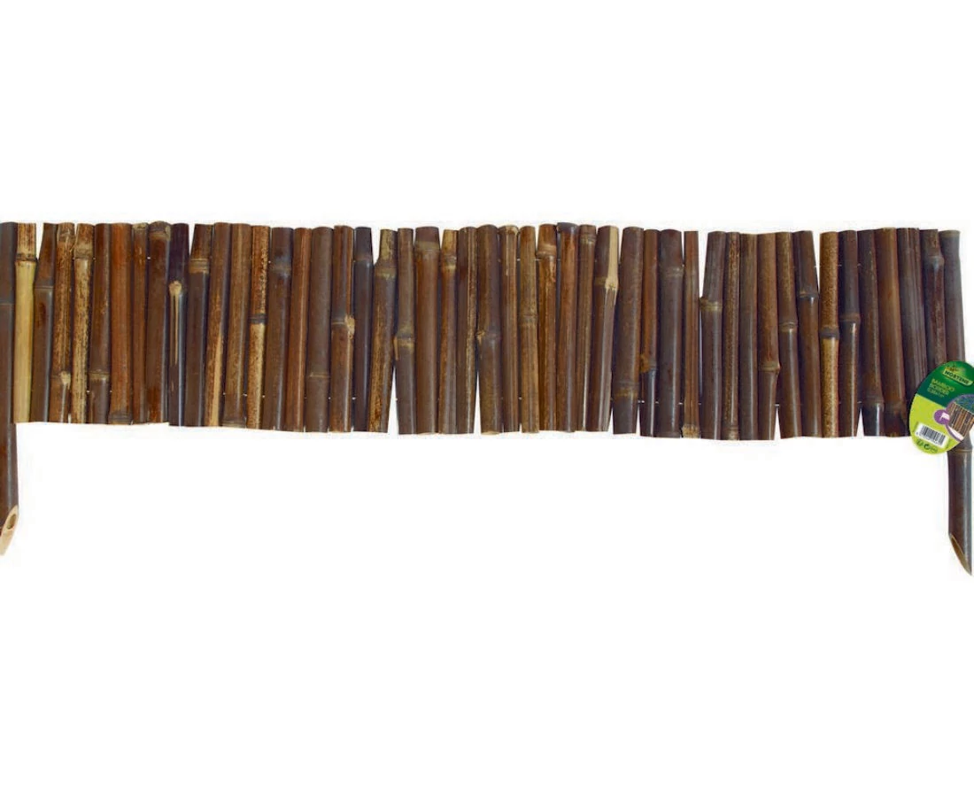 Nortene Bamboo border természetes bambusz ágyásszegély, 1m x 35 cm